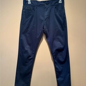 Calvin Klein Blue Slim Pants with Classic Fit